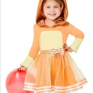 “Bluey” BINGO Costume Dress w/Hood Size 5T-6T